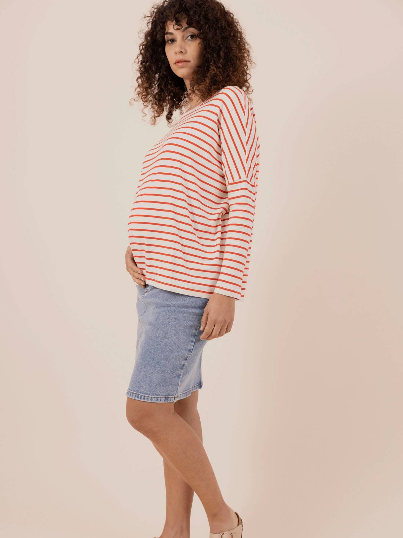 Jeansrock für die Schwangerschaft JUNE ENVIE DE FRAISE