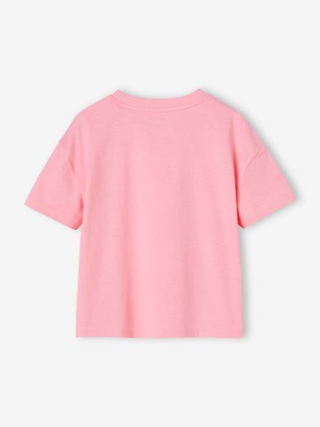 Mädchen T-Shirt BASIC Oeko-Tex - bonbon rosa+mandelgrün+türkis - 3