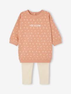 Babymode-Baby-Sets-Baby Set MON TRÉSOR: Kleid & Leggings, personalisierbar