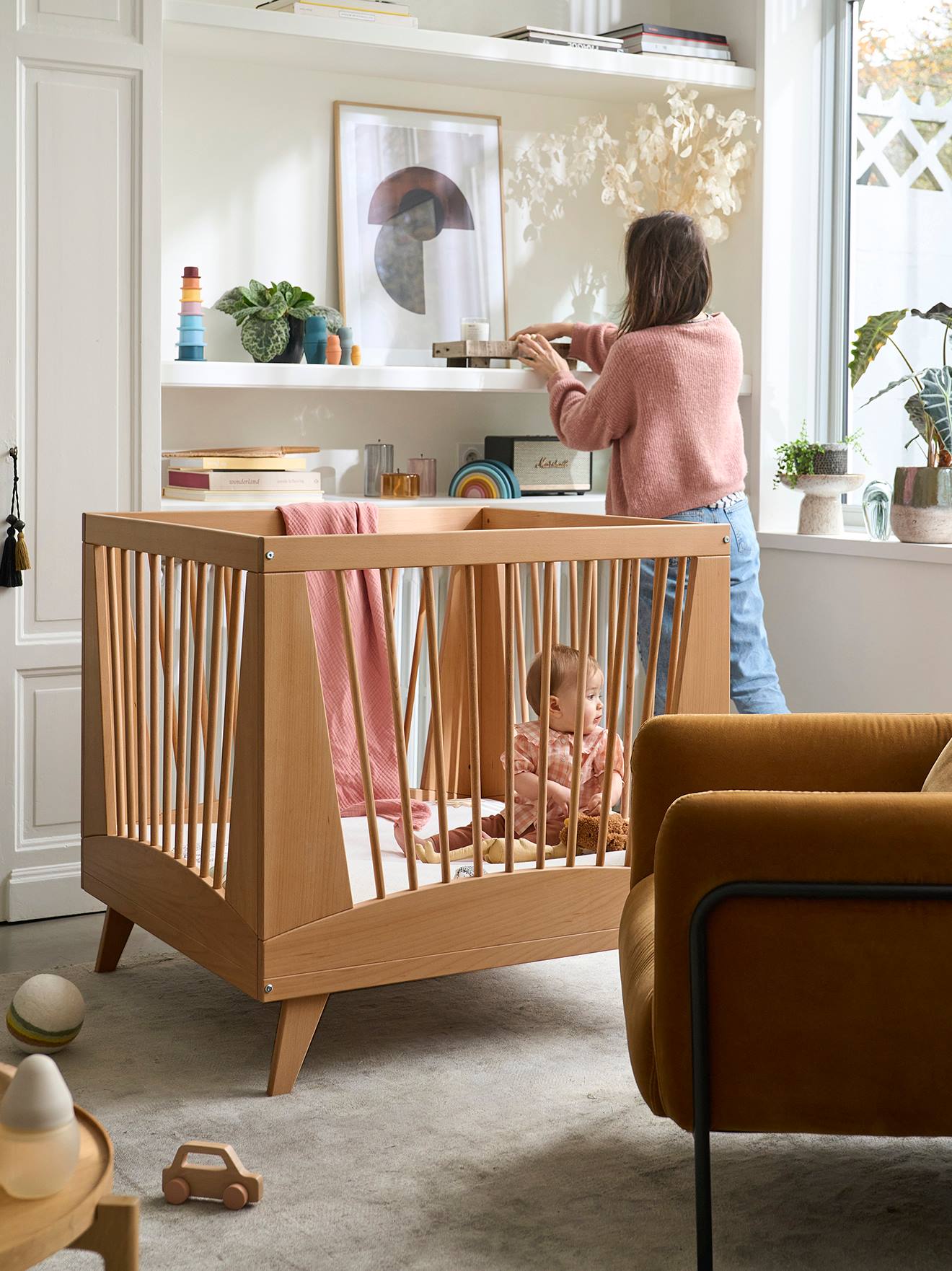 Baby Laufgitter SUNRISE aus Holz