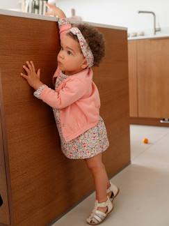 Babymode-Baby-Sets-Mädchen Baby-Set: Kleid, Strickjacke & Haarband, personalisierbar