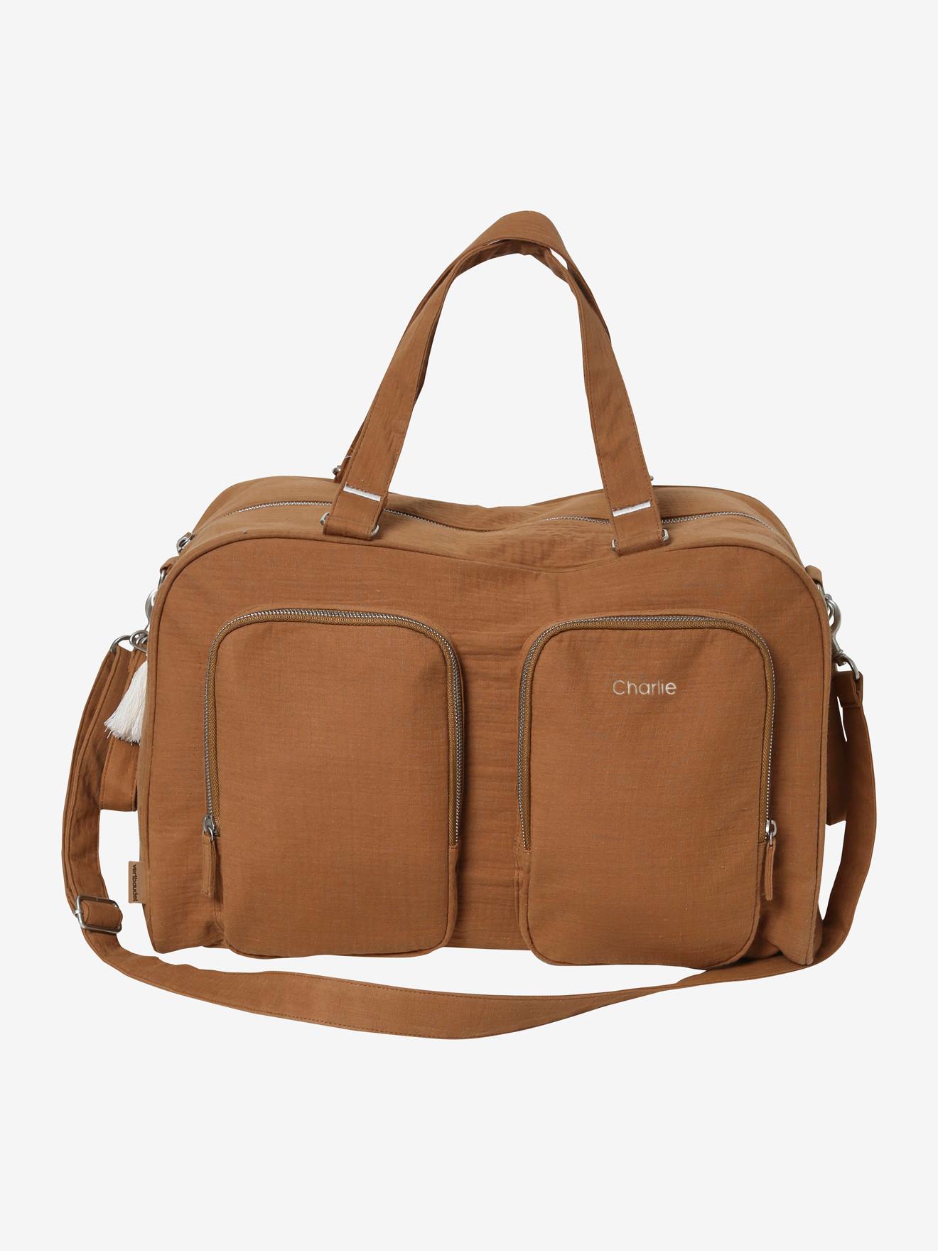 Große Wickeltasche FAMILY L aus Musselin