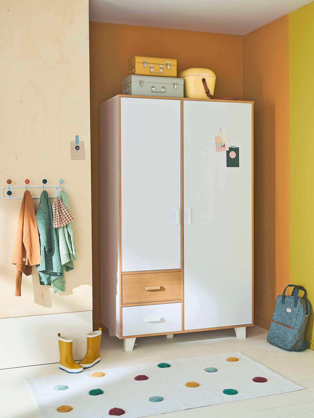 Kleiderschrank mit 2 Türen HOPLA Kinderzimmer