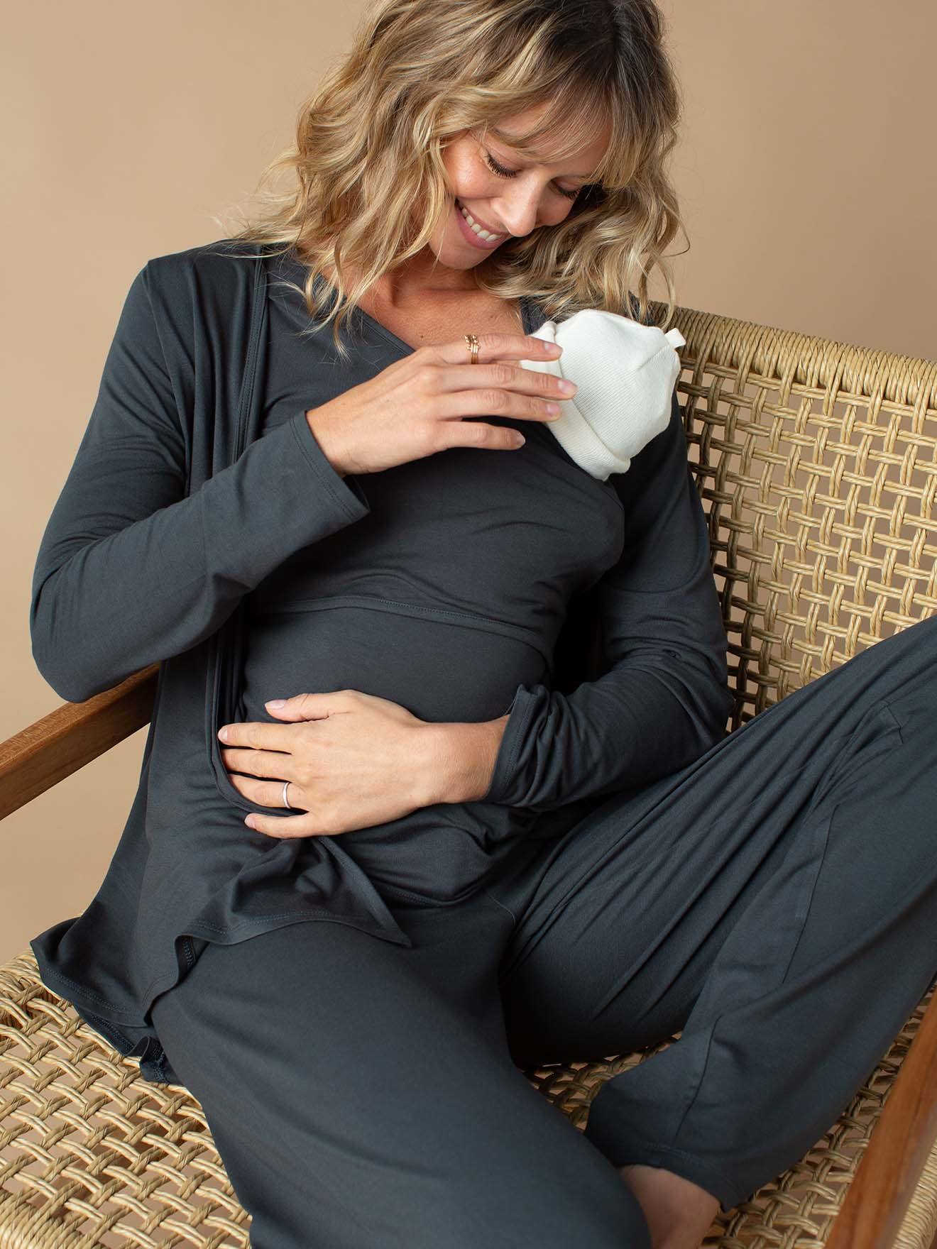 3-teiliges Set für Schwangerschaft und Stillzeit Box Homewear ENVIE DE FRAISE