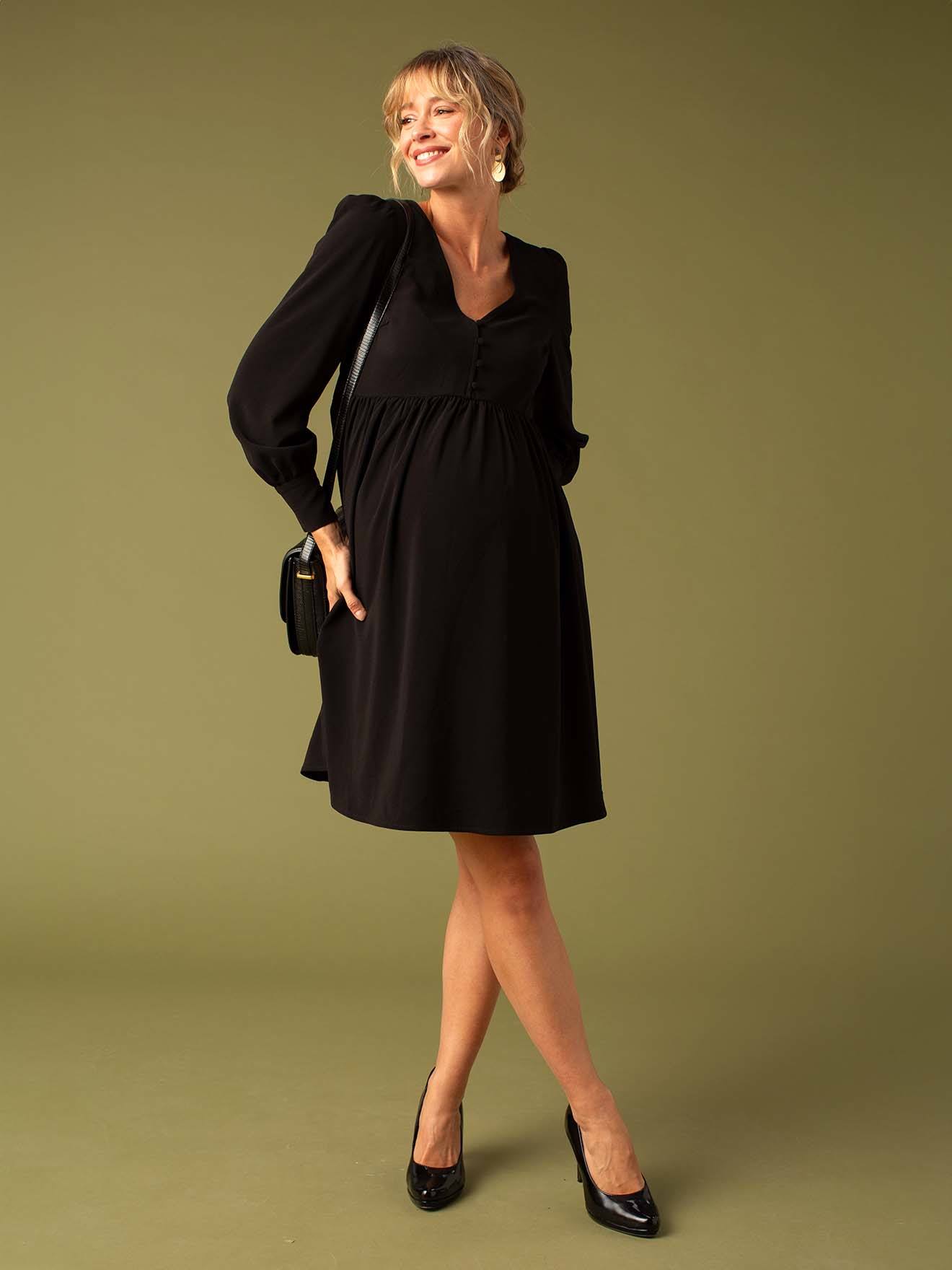 Elegantes Kleid für Schwangerschaft und Stillzeit mit Spitze ENVIE DE FRAISE