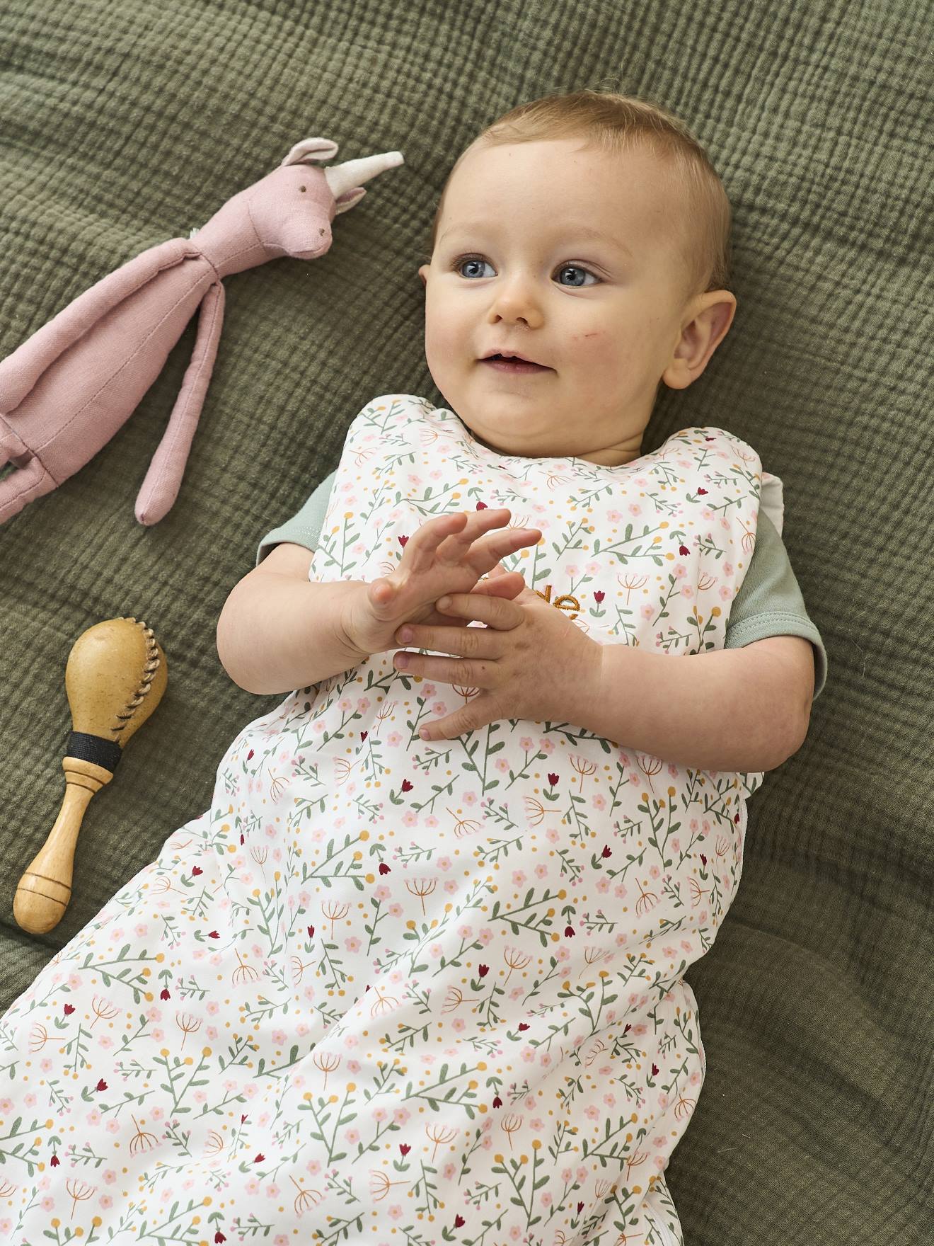 Ärmelloser Baby Schlafsack BLUMENZAUBER TOG 2