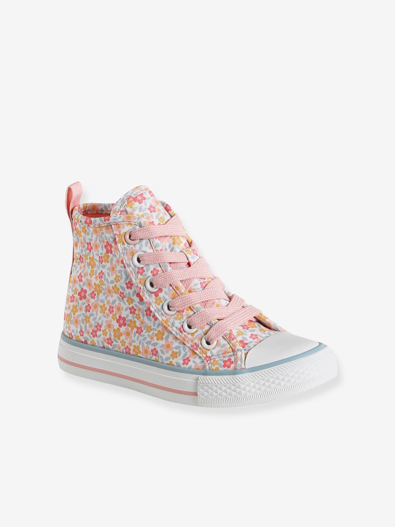 Kinder High-Sneakers mit Reißverschluss und Anziehtrick