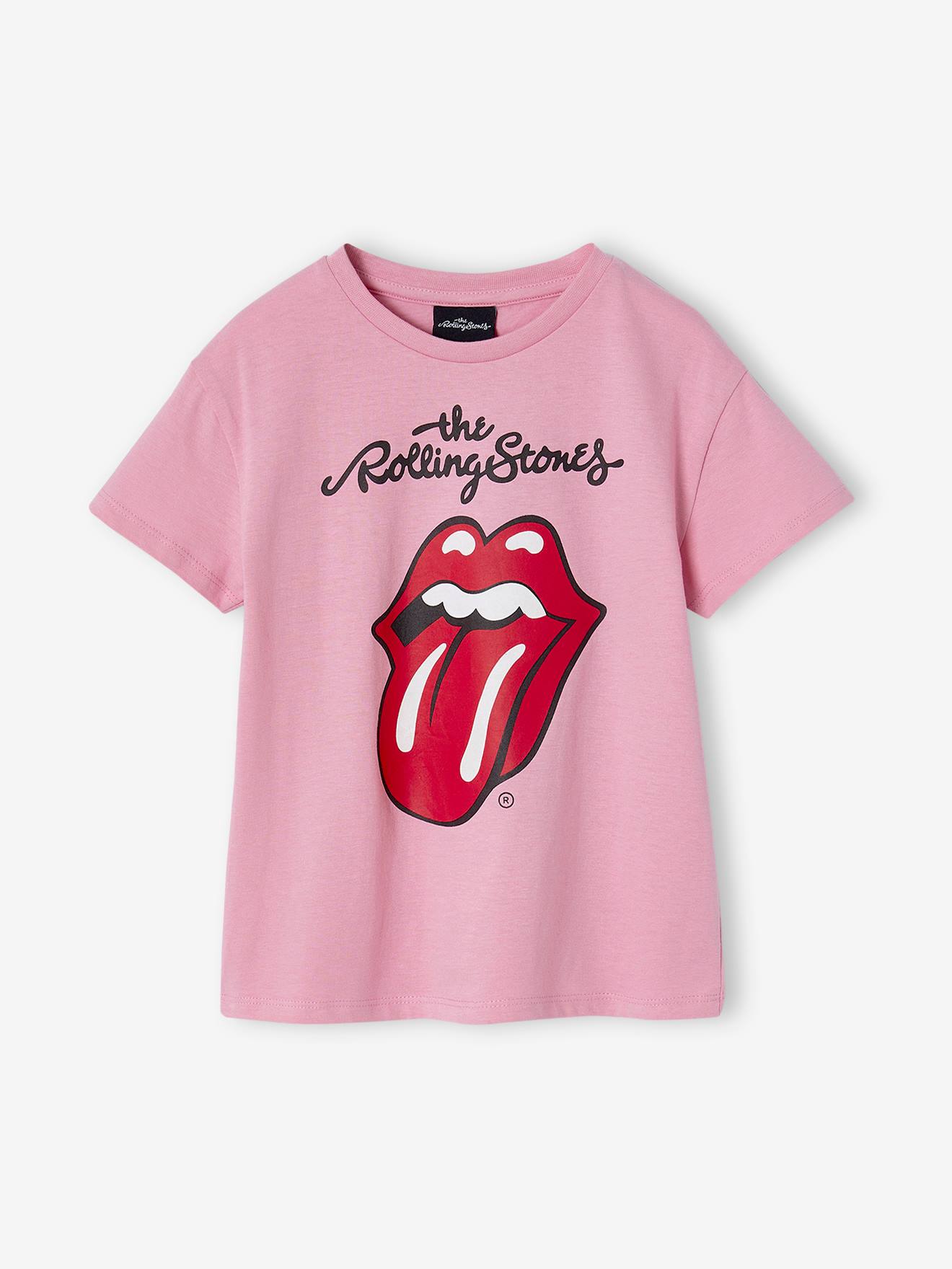Kinder T-Shirt THE ROLLING STONES mit Logo-Print pfingstrose