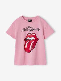 -Mädchen T-Shirt THE ROLLING STONES mit Logo-Print