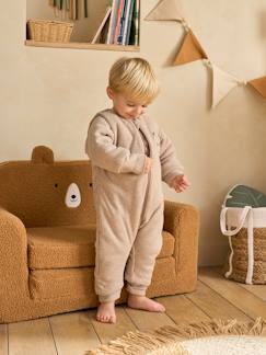 Dekoration & Bettwäsche-Babybettwäsche-Schlafsäcke-Baby Overall mit Fuß und abnehmbaren Ärmeln KLEINE KATZE