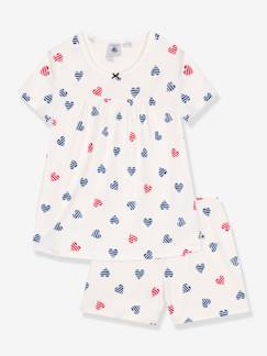 -Kinder Sommer-Schlafanzug mit Herzen PETIT BATEAU
