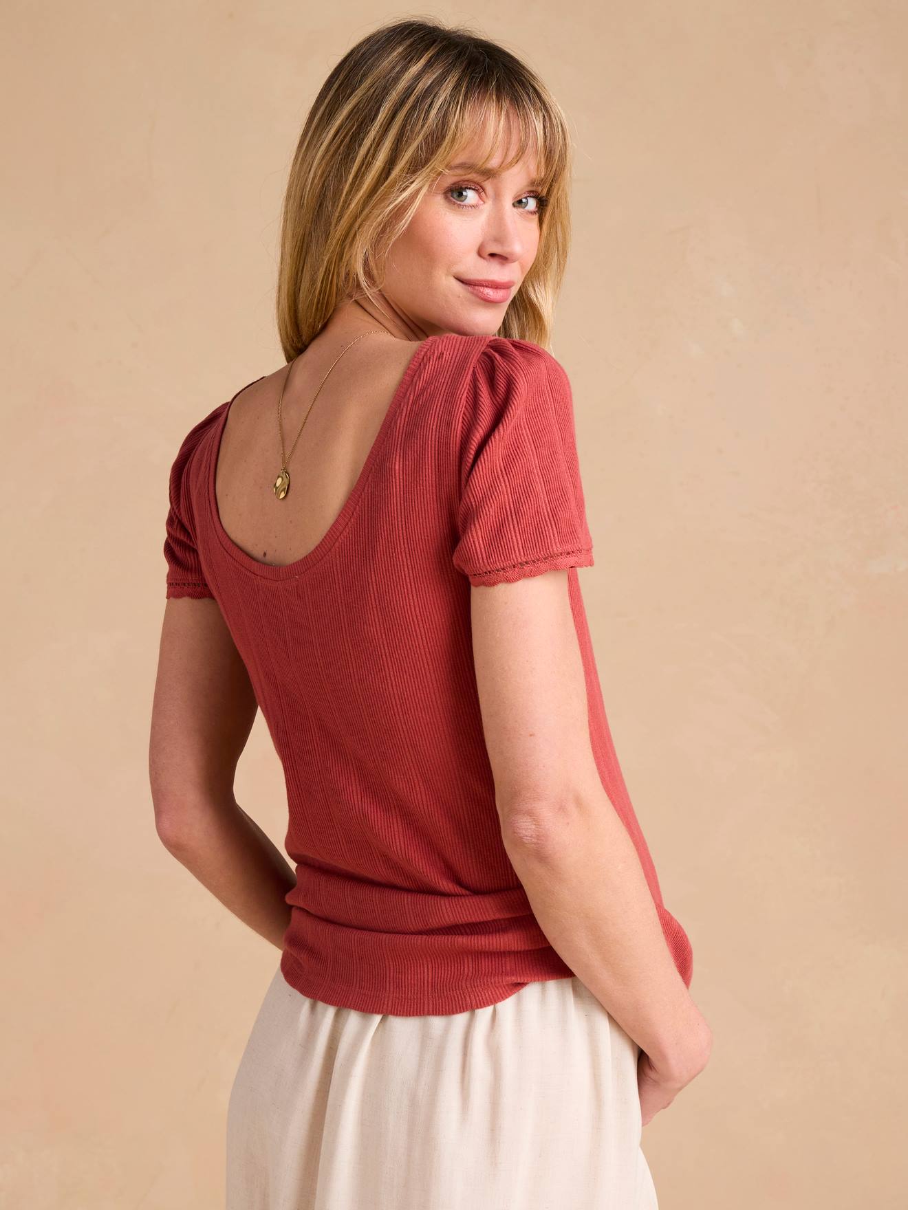 Umstandsshirt mit Rückenausschnitt ENVIE DE FRAISE