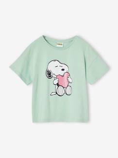 -Mädchen T-Shirt mit Glitzerherz PEANUTS SNOOPY