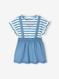 Babymode-Baby-Sets-Mädchen Baby-Set: T-Shirt & Trägerrock
