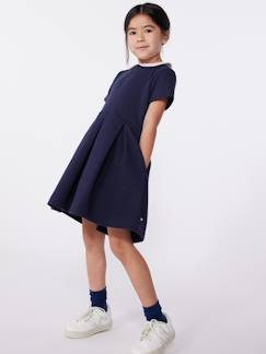 -Mädchen Baumwollkleid mit kurzen Ärmeln PETIT BATEAU