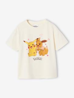 -Mädchen T-Shirt POKEMON mit Pikachu und Evoli