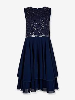 -Mädchen Festkleid Happy Girls mit Pailletten und Stufenrock