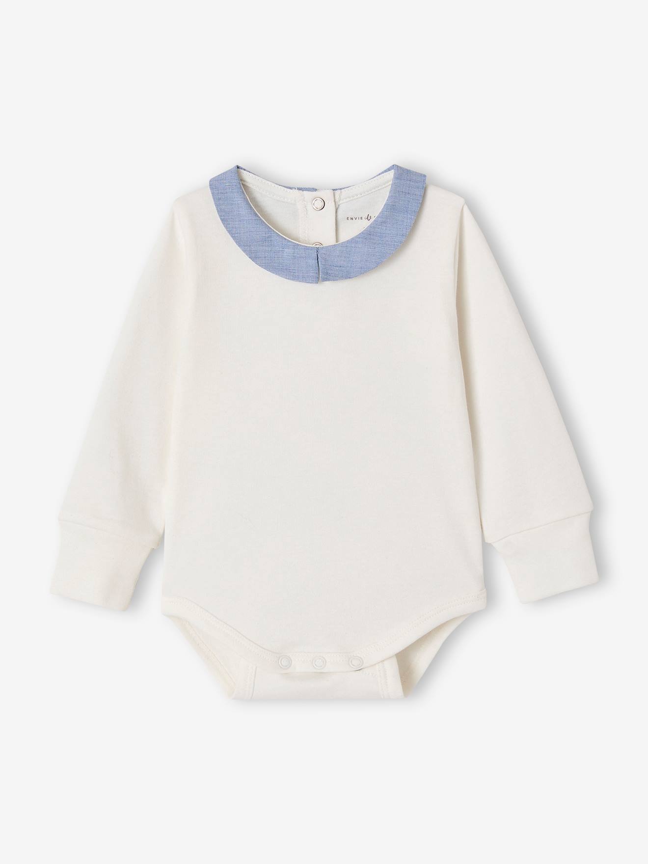 Mitwachsender Baby Body ENVIE DE FRAISE Bio-Baumwolle personalisierbar