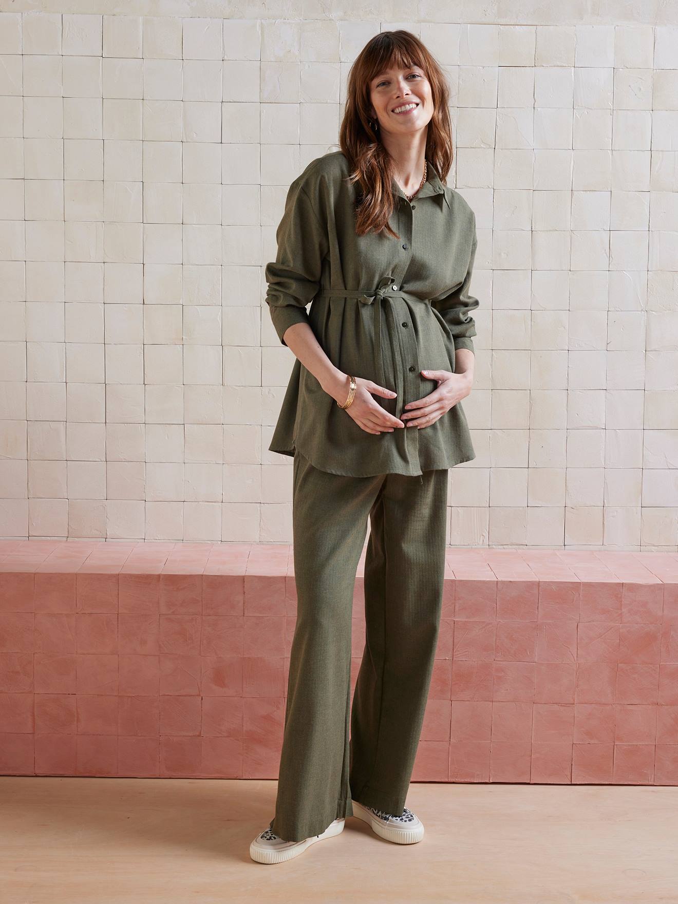2-teiliges Loungewear-Set für Schwangerschaft und Stillzeit