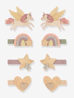 -8er-Set Mädchen Mini-Haarclips FLYING UNICORN MINI CLIPS Mimi & Lula