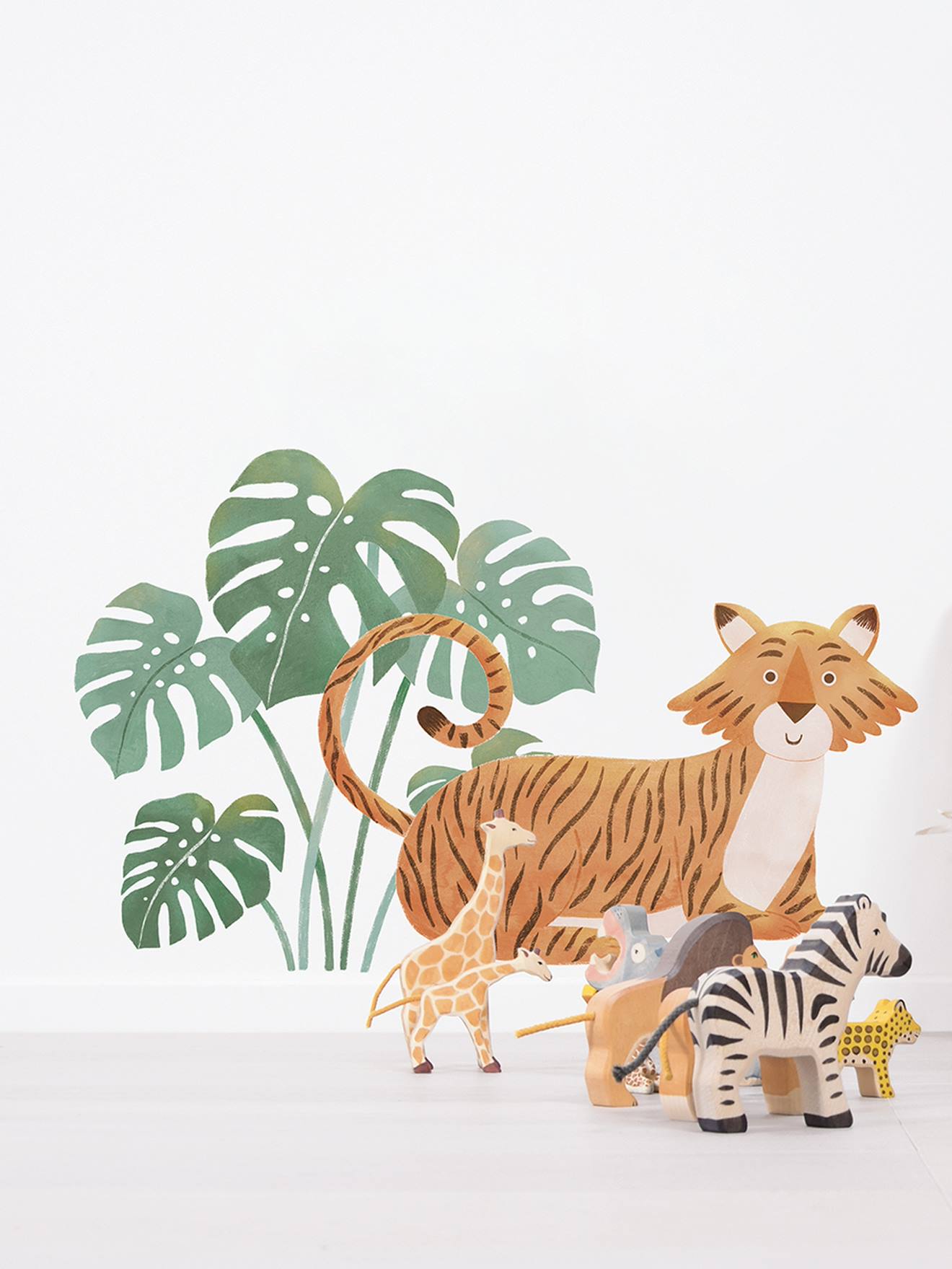 Wandtattoo Monstera YATSUNI fr Babyzimmer LILIPINSO - grn