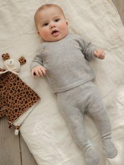 Babymode-Baby-Sets-Baby-Set: Pullover & Hose, Merino und Kaschmir ENVIE DE FRAISE