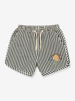 -Gestreifte Jungen Badeshorts ASNOU Konges Sløjd mit Recycling-Polyester