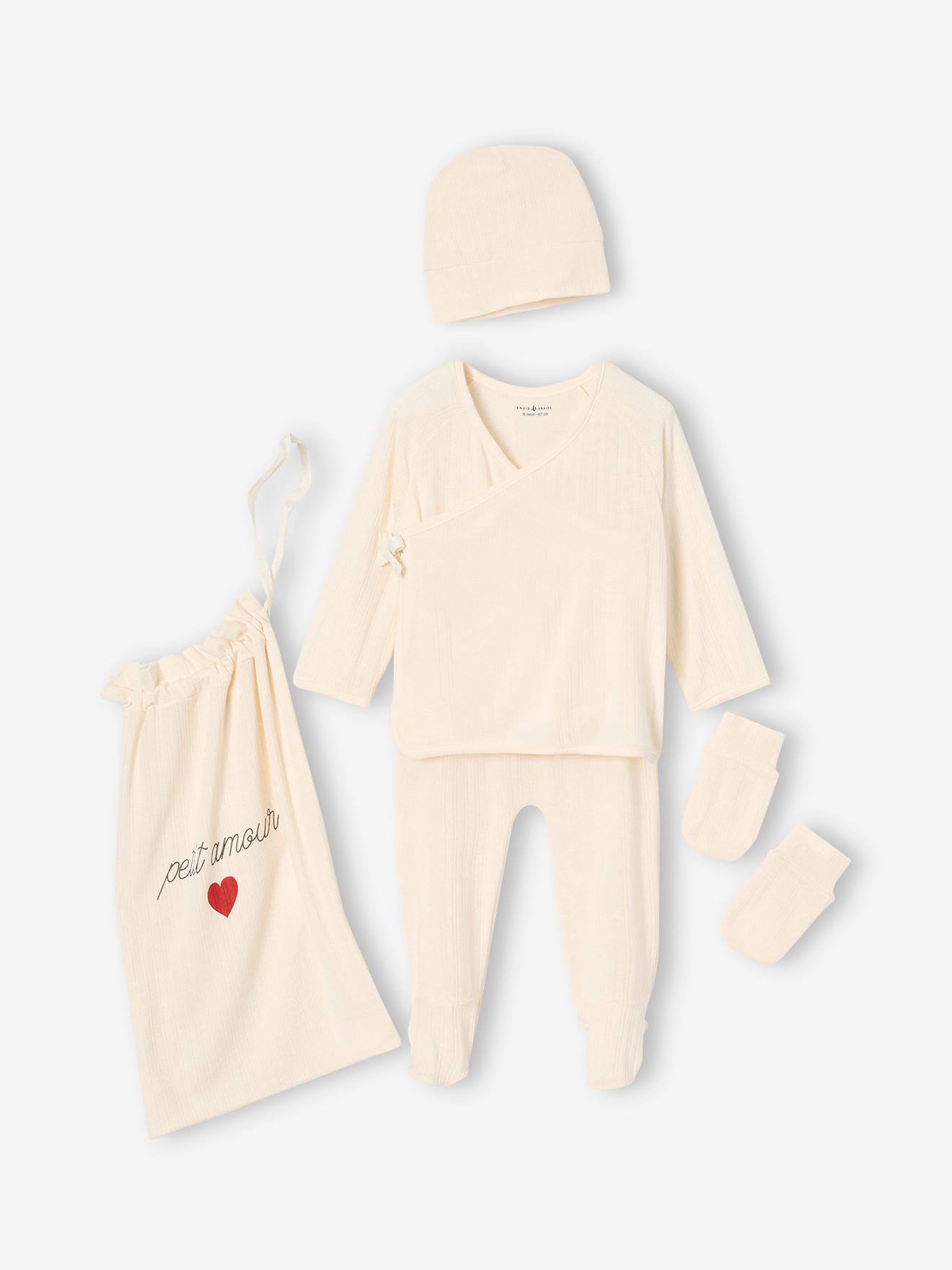 5-teiliges Baby-Set für Neugeborene ENVIE DE FRAISE