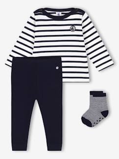Babymode-Baby-Sets-3-teiliges Baby-Geschenkset PETIT BATEAU, Unisex