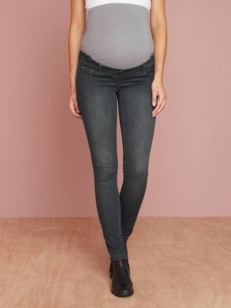 Umstands Slim-Fit-Jeans, Schrittl. 85 cm - dark blue+grau+schwarz - 15