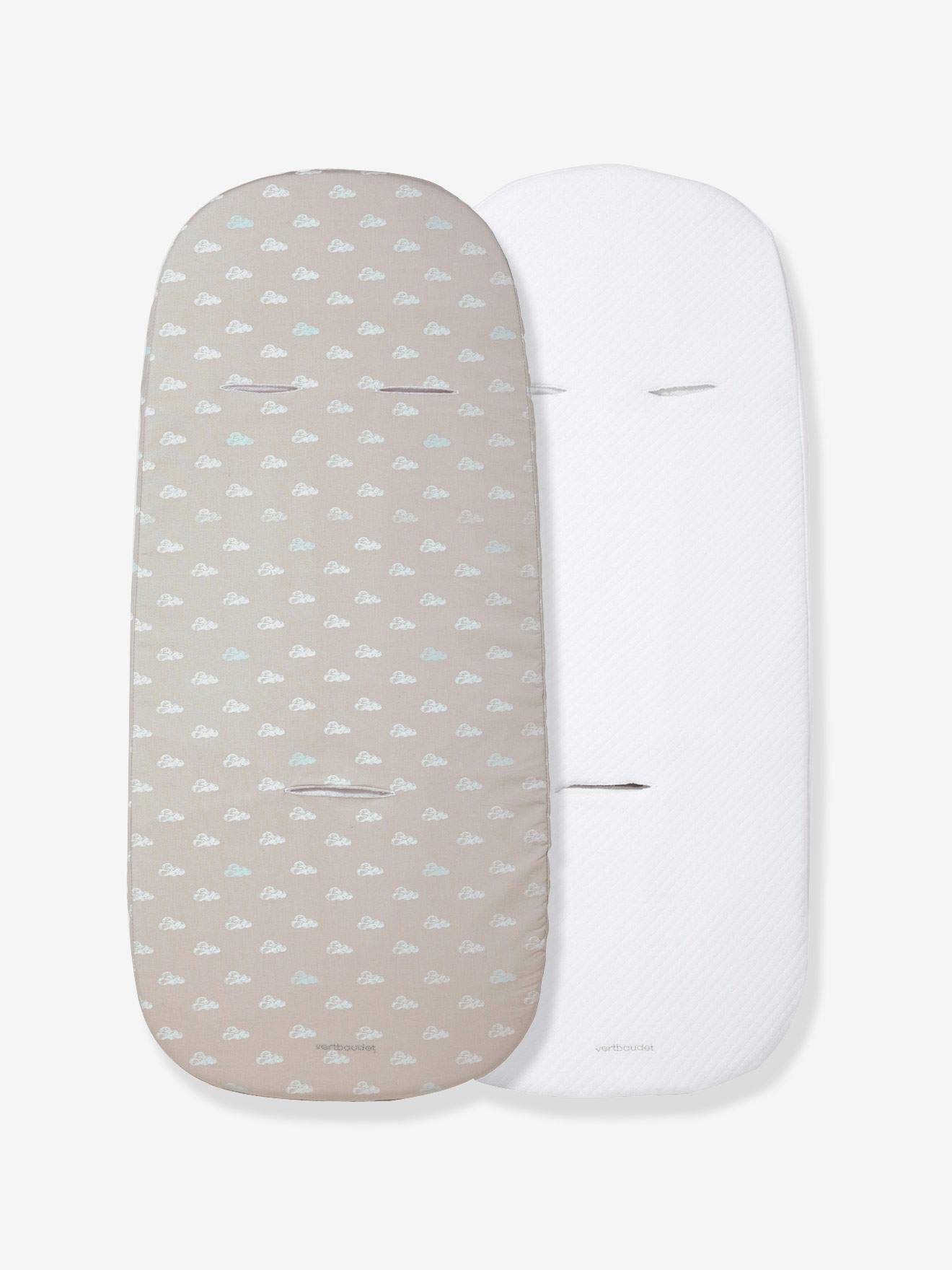 2er-Pack Schonbezüge für Babywannen/Kinderwagen