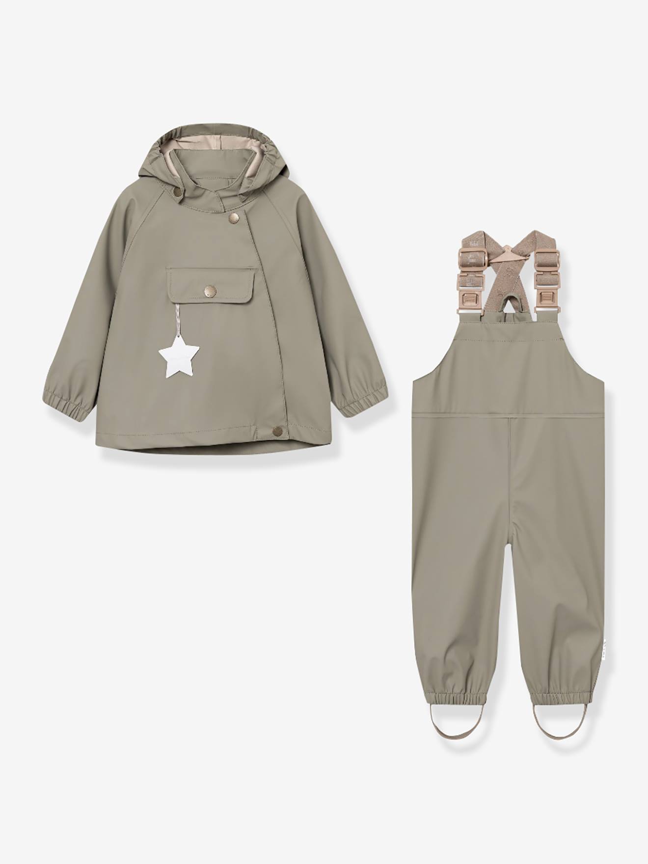 Mini A TURE Kinder-Set: Regenjacke Matschhose MATWAINIS MINI A