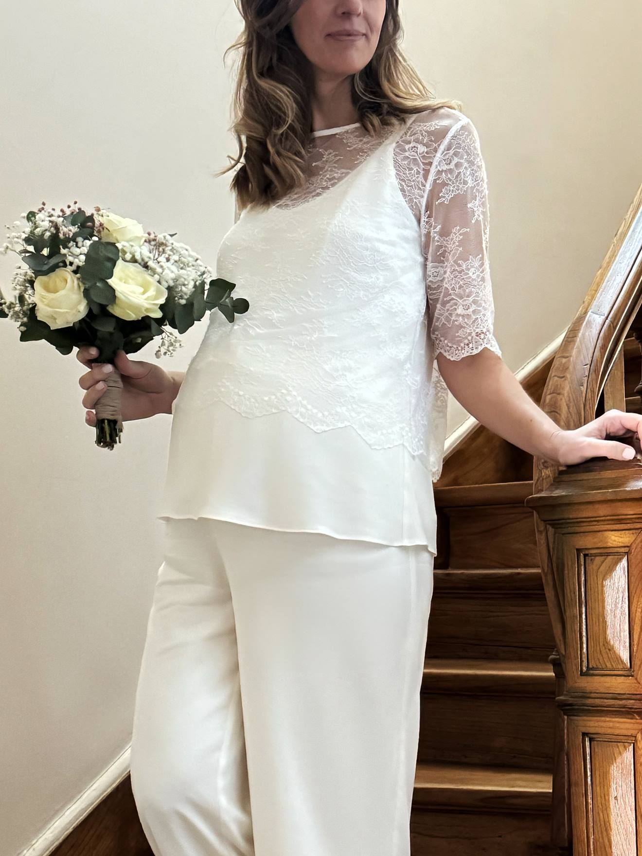 Elegantes Umstands-Top aus Crêpe ENVIE DE FRAISE