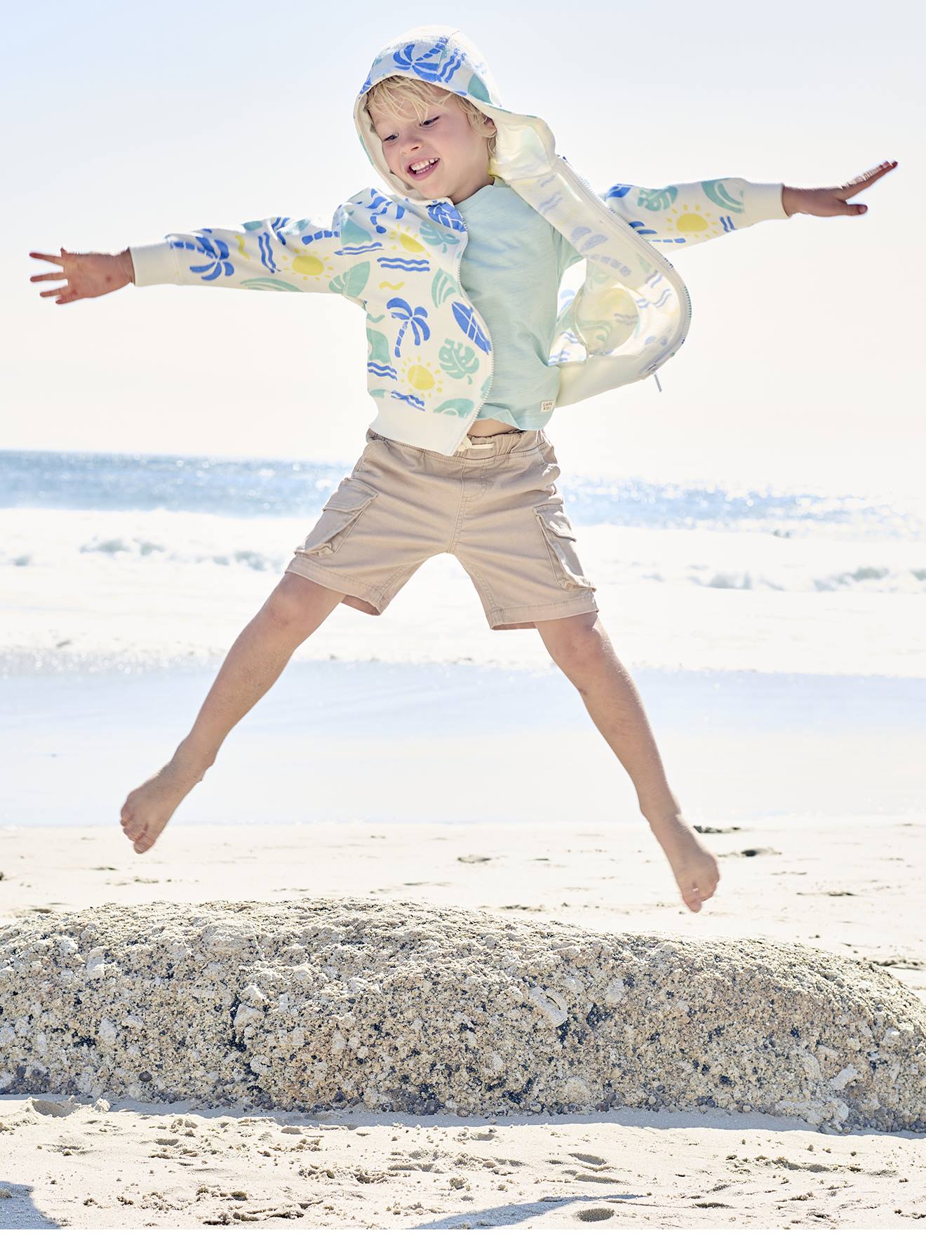 Jungen Cargoshorts mit Dehnbund