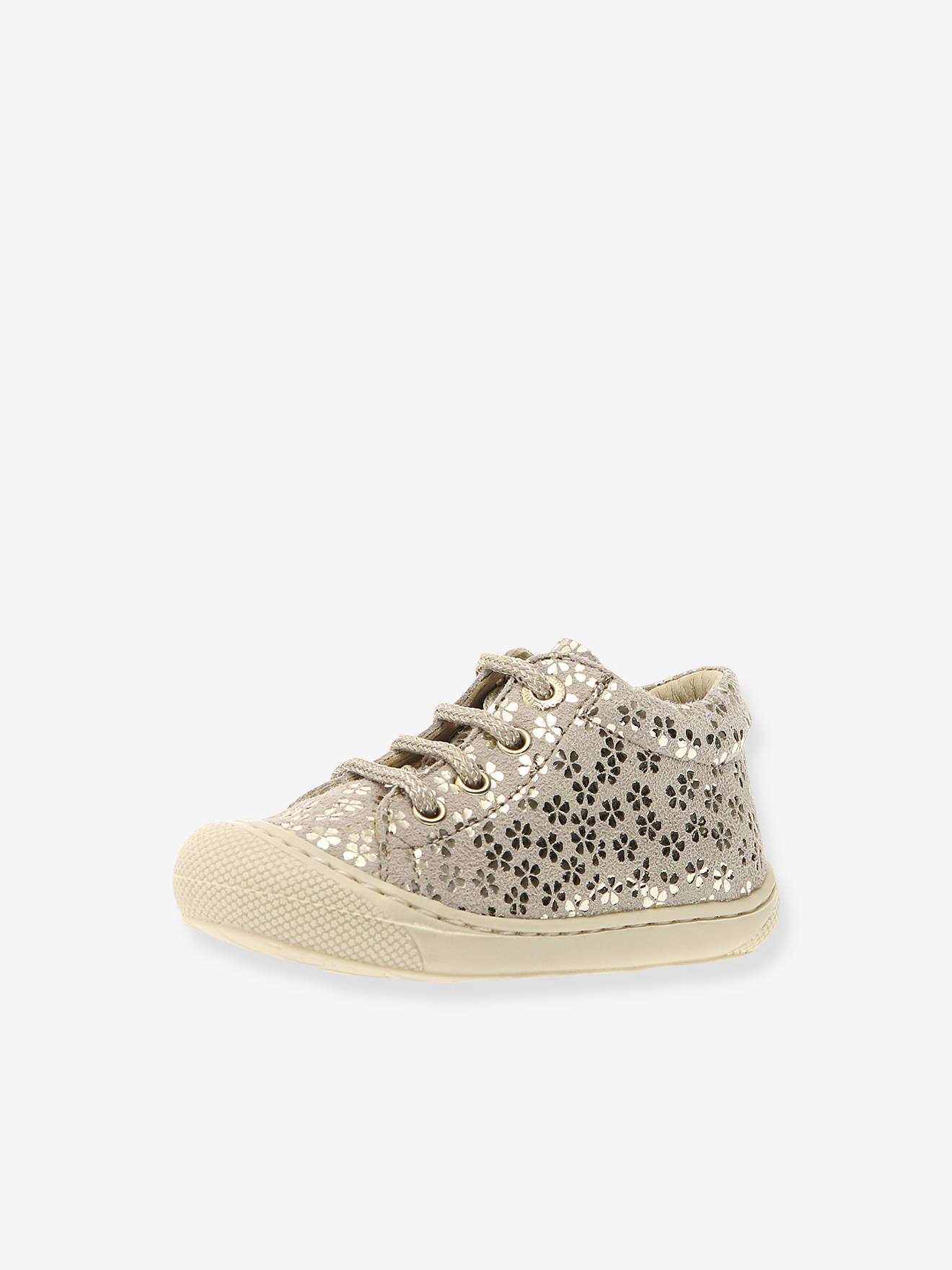 Naturino Damen Beige Golden Baby Lauflern-Boots Cocoon En