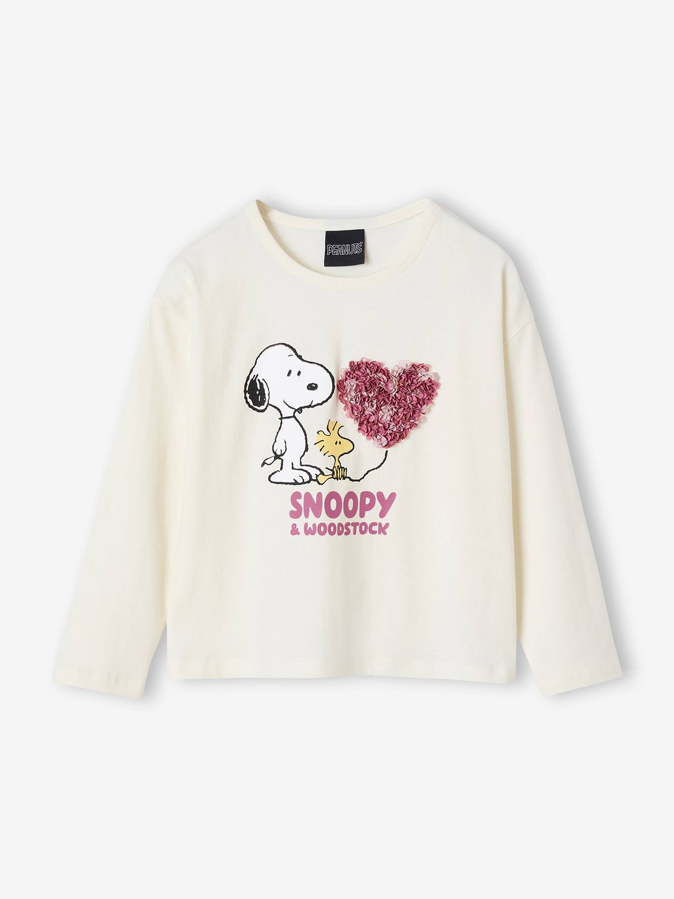 Peanuts Langarmshirt Mit Snoopy & Woodstock - Offizieller Merch Für Echte Fans