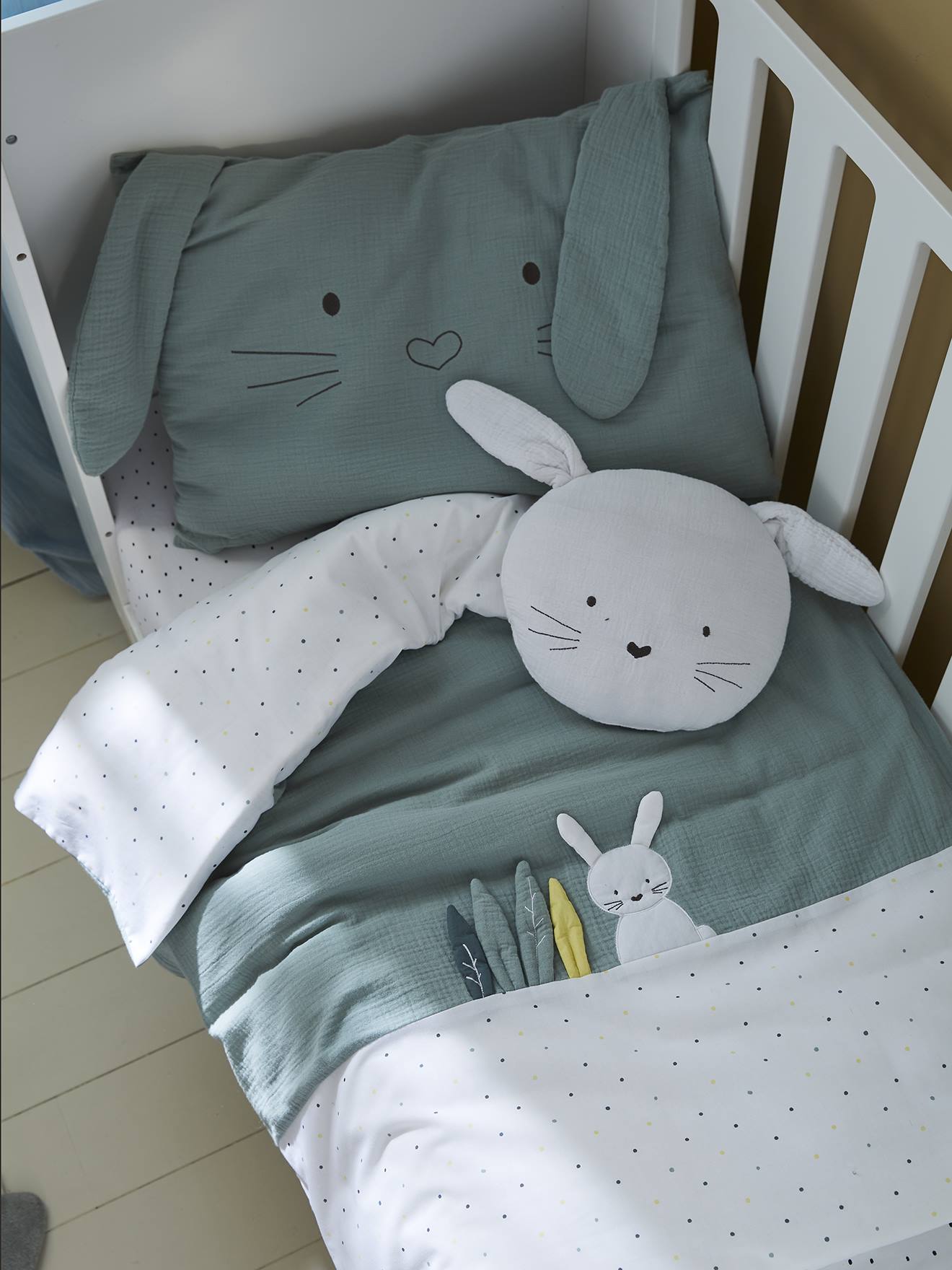 Baby Bettbezug ohne Kissenbezug MINZHASE mit Musselin