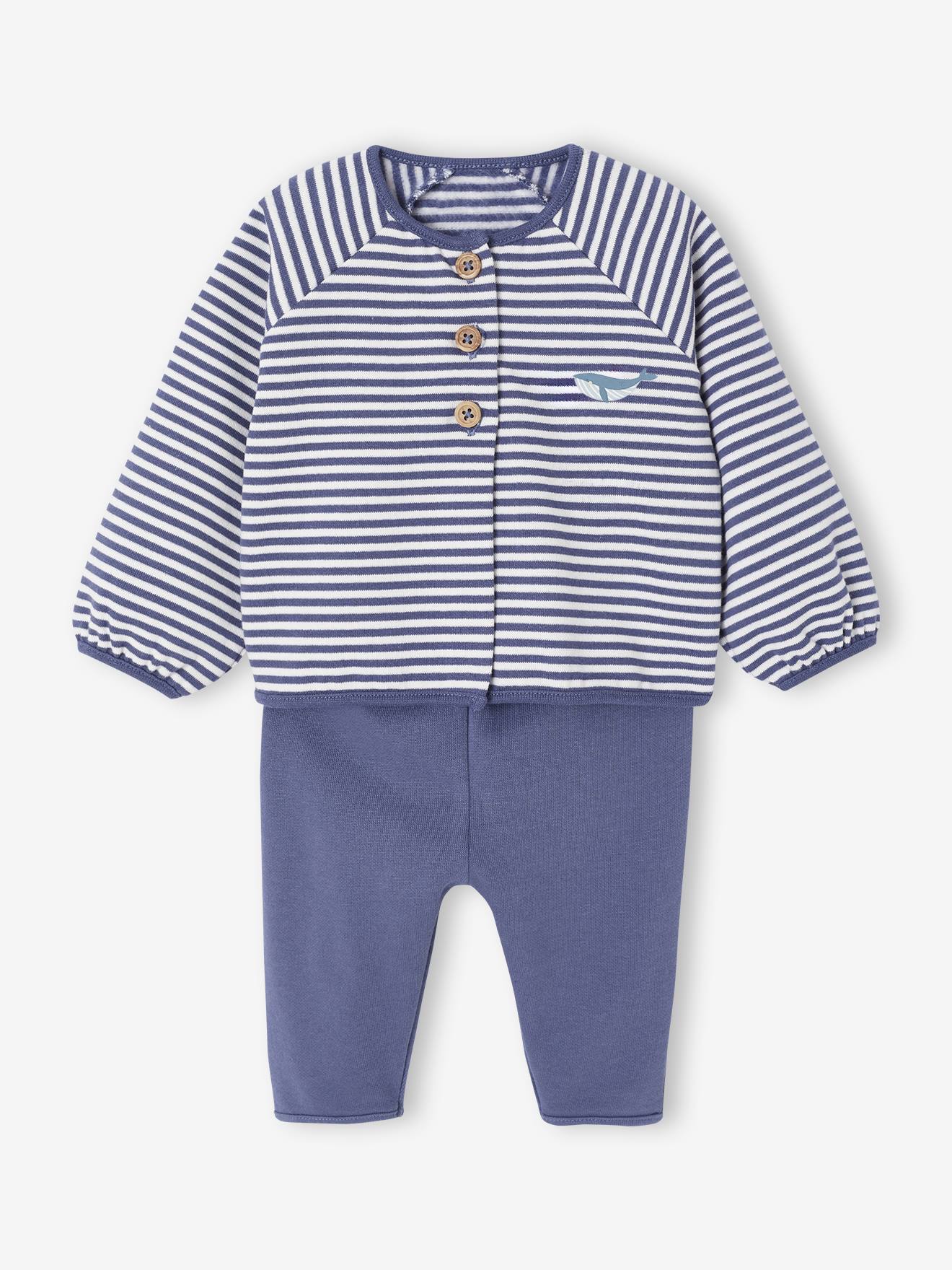 Baby-Set für Neugeborene: Sweatjacke & Hose