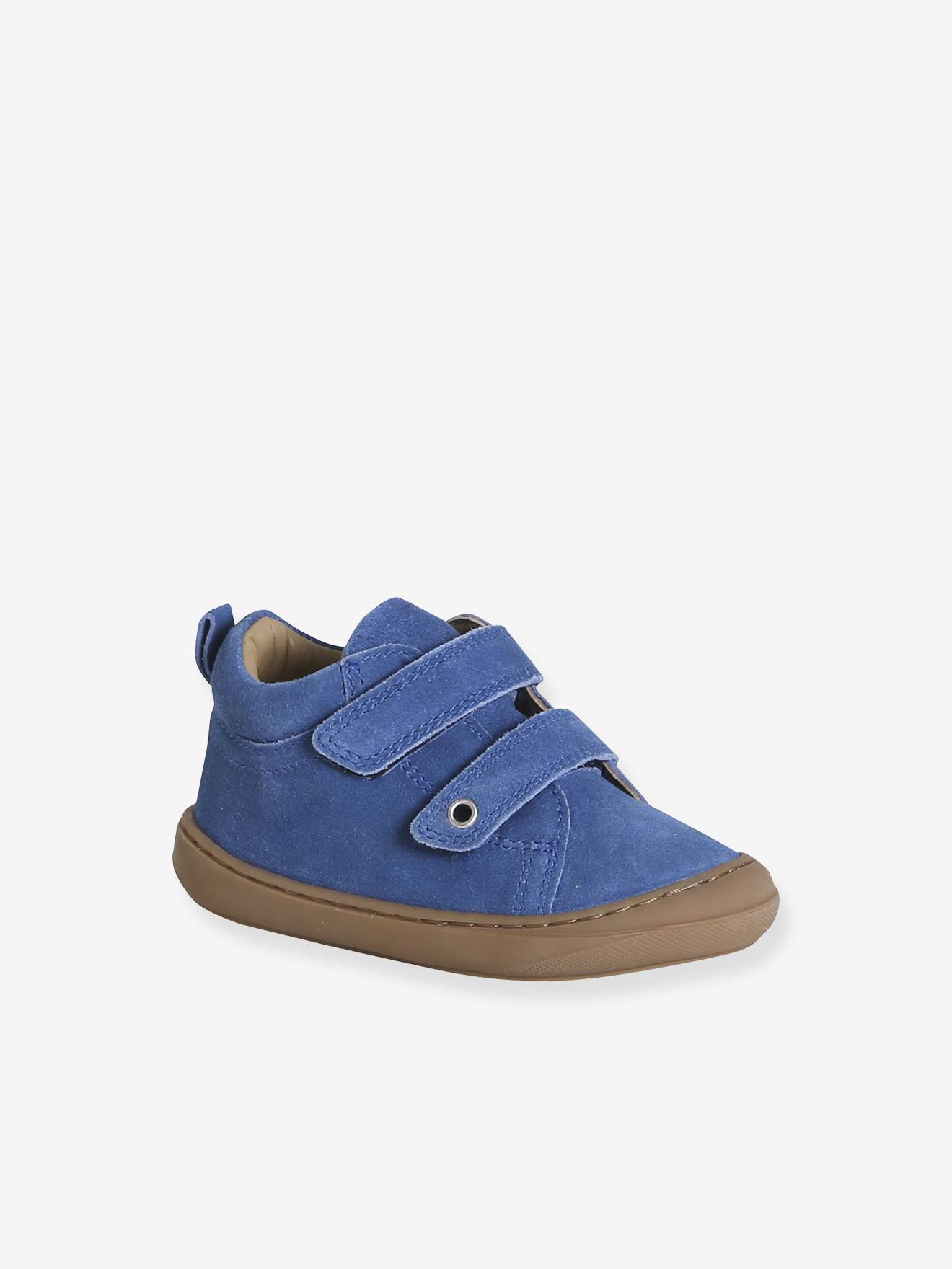 Baby Lauflernschuhe mit Klett aus weichem Leder elektrisch