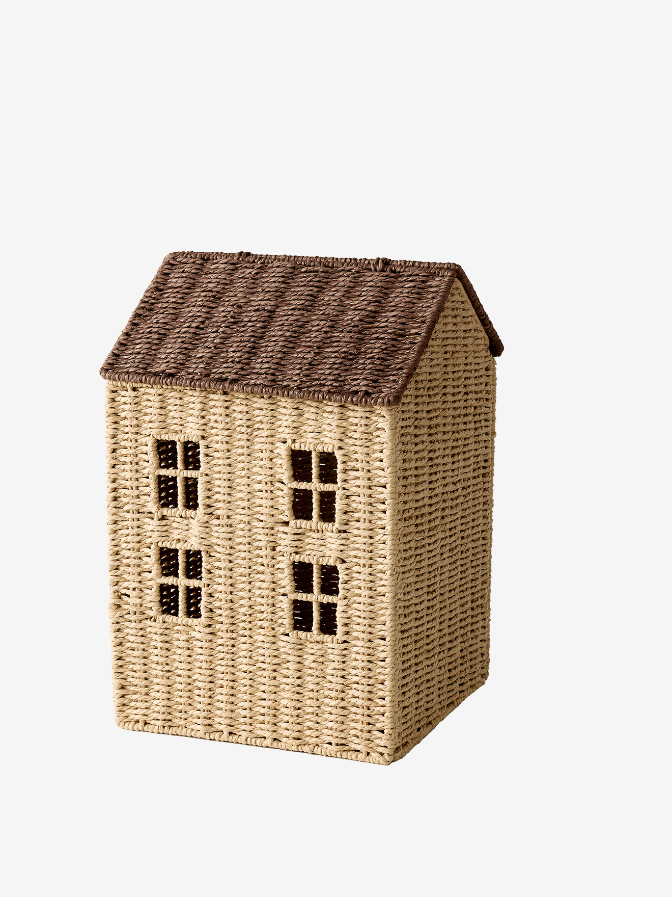 Aufbewahrungskorb HAUS aus Papierkordel