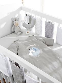 Dekoration & Bettwäsche-Babybettwäsche-Nestchen & Bettumrandungen-Polster für Babybett-Gitterstäbe POLARWOLF Oeko-Tex