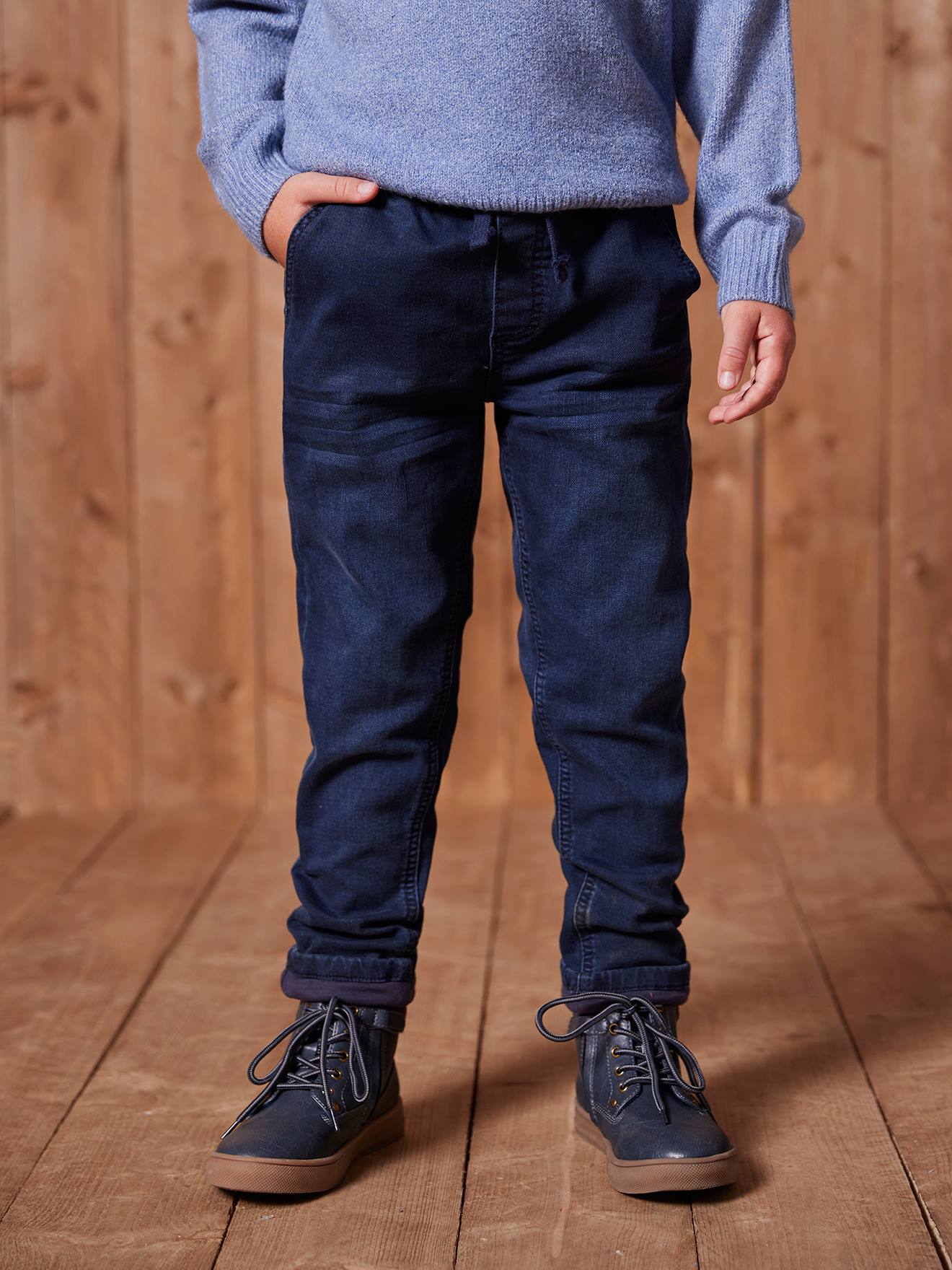 Gefütterte Jungen Jeans