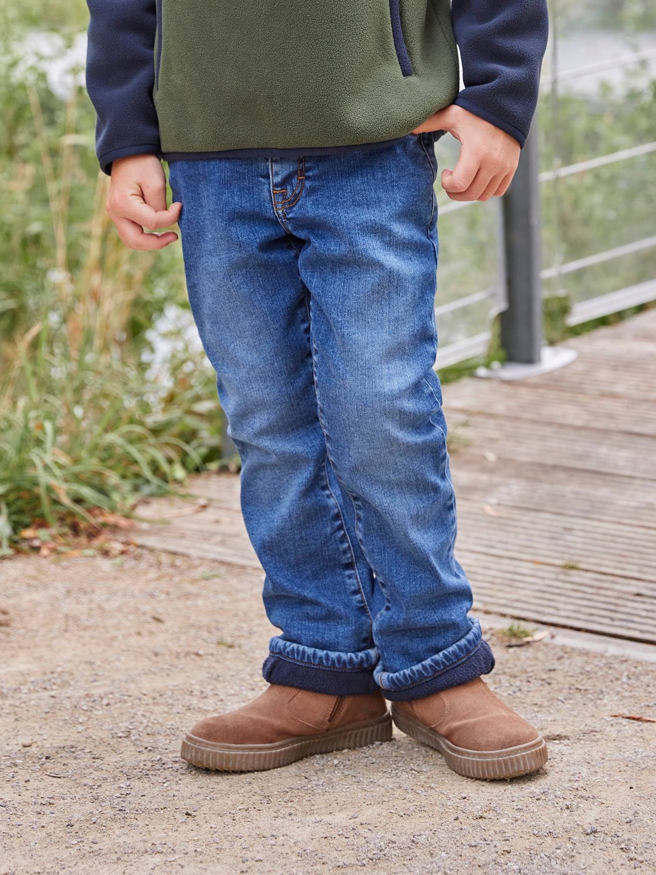 Jungen Thermojeans Hüftweite REGULAR mit Fleecefutter Bundweite verstellbar