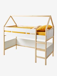 Kinderzimmer-Kindermöbel-Babybetten & Kinderbetten-Kombibetten, Hochbetten & Etagenbetten-Kinder Hochbett in Hausform „Cabane“