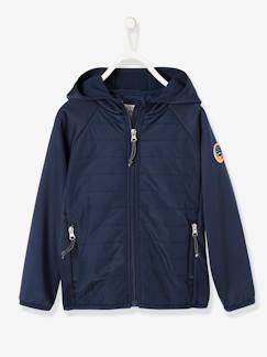 -Sportliche Jungen Jacke mit Kapuze