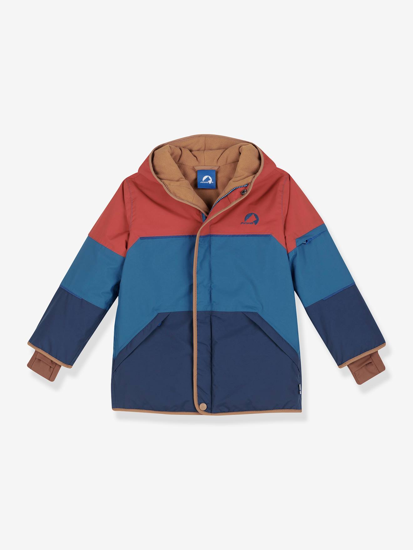 finkid Kinder Skijacke TAIKA SNOW finkid, Colorblock in gelb - Main Image